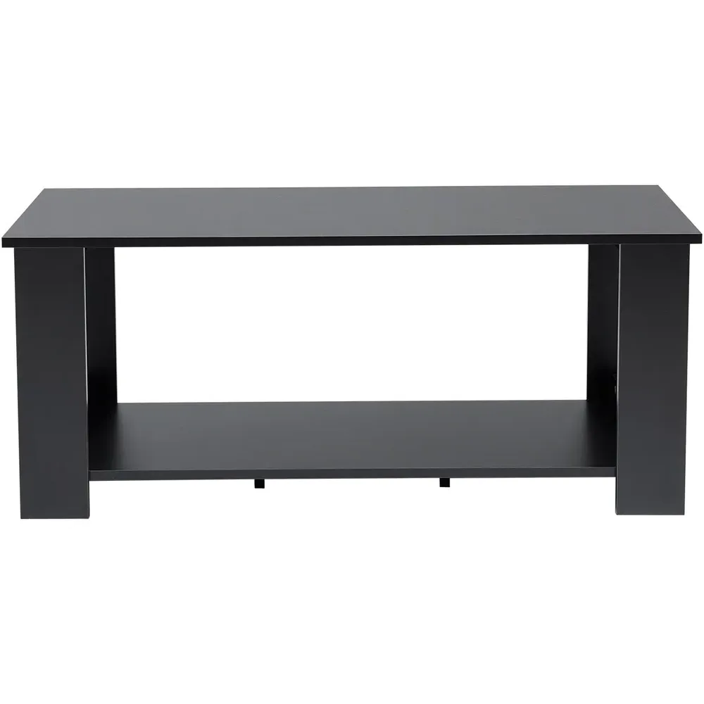 Single Shelf Coffee Table - Black