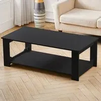 Single Shelf Coffee Table - Black