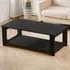 Single Shelf Coffee Table - Black
