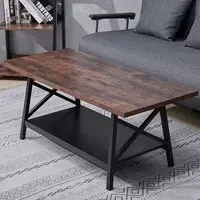 Single Shelf Coffee Table - Brown