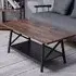Single Shelf Coffee Table - Brown