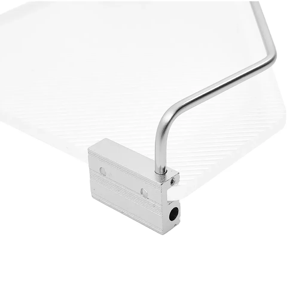 Single Tier Acrylic Bathroom Corner Shelf