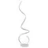 Spiral Floor Lamp with LED Light - White