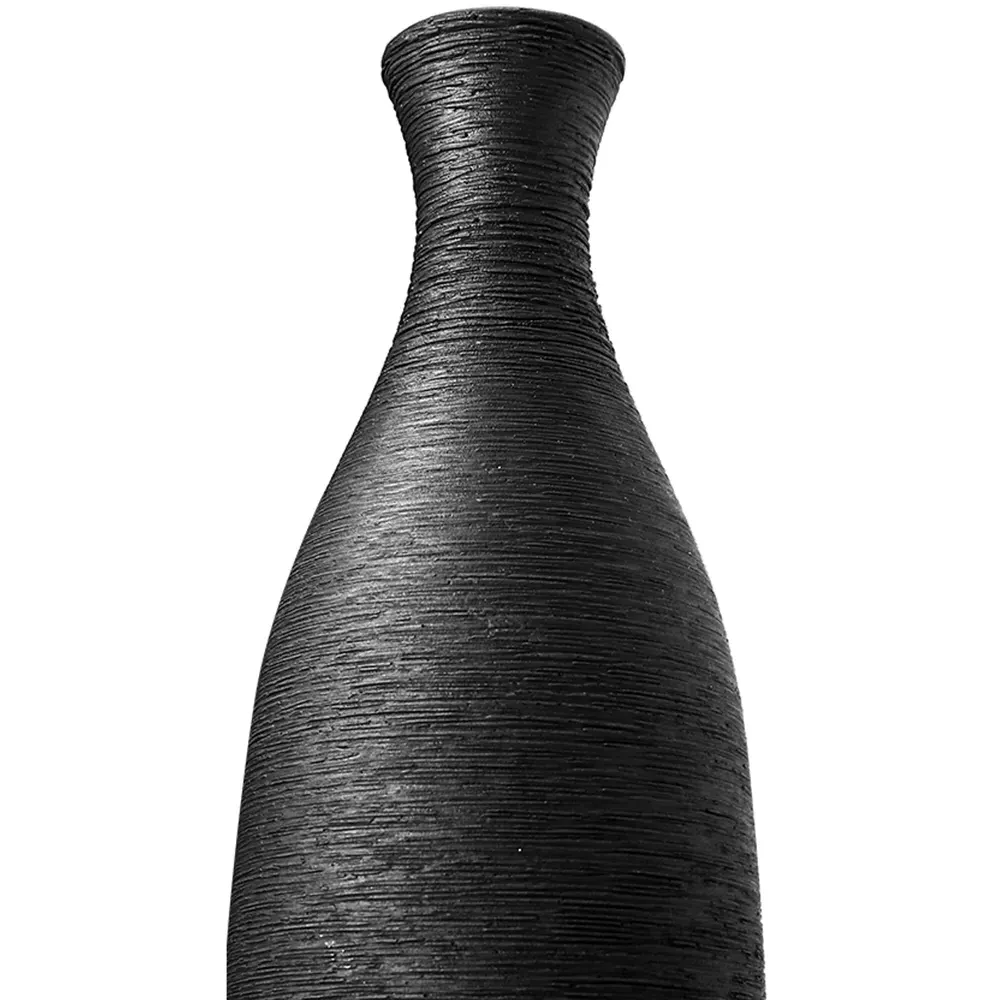 Tall Porcelain Vase 34cm - Black