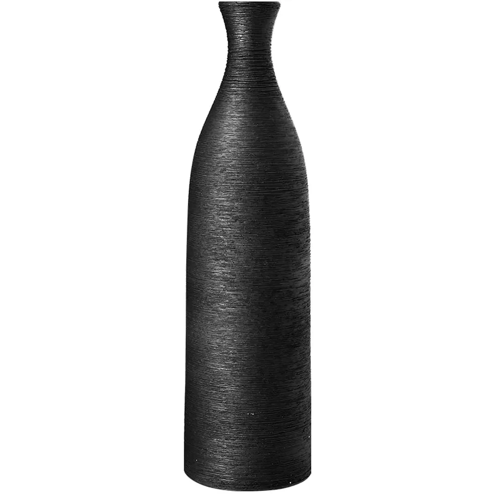 Tall Porcelain Vase 34cm - Black image