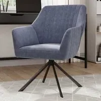 Teddy Fleece Upholstered Swivel Chair - Cream