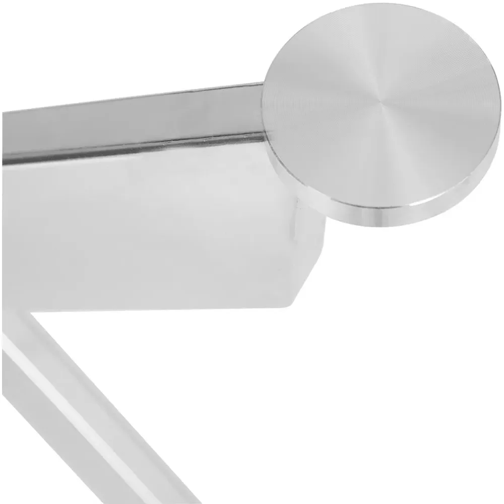 Tempered Glass Coffee Table - Silver