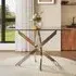 Tempered Glass Coffee Table - Silver