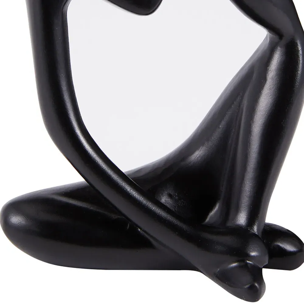 Thinker Tabletop Ornament - Black, Resin