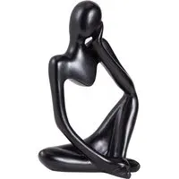 Thinker Tabletop Ornament - Black, Resin