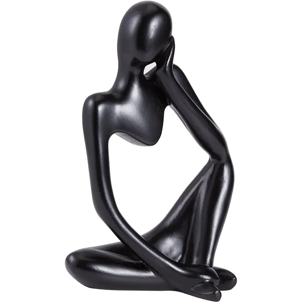 Thinker Tabletop Ornament - Black, Resin image