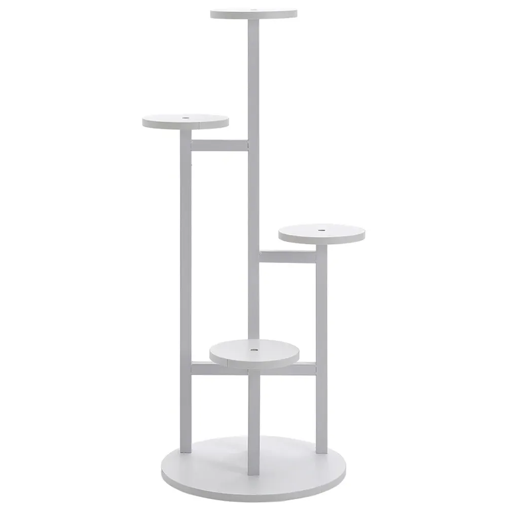 Tiered Plant Display Stand - White