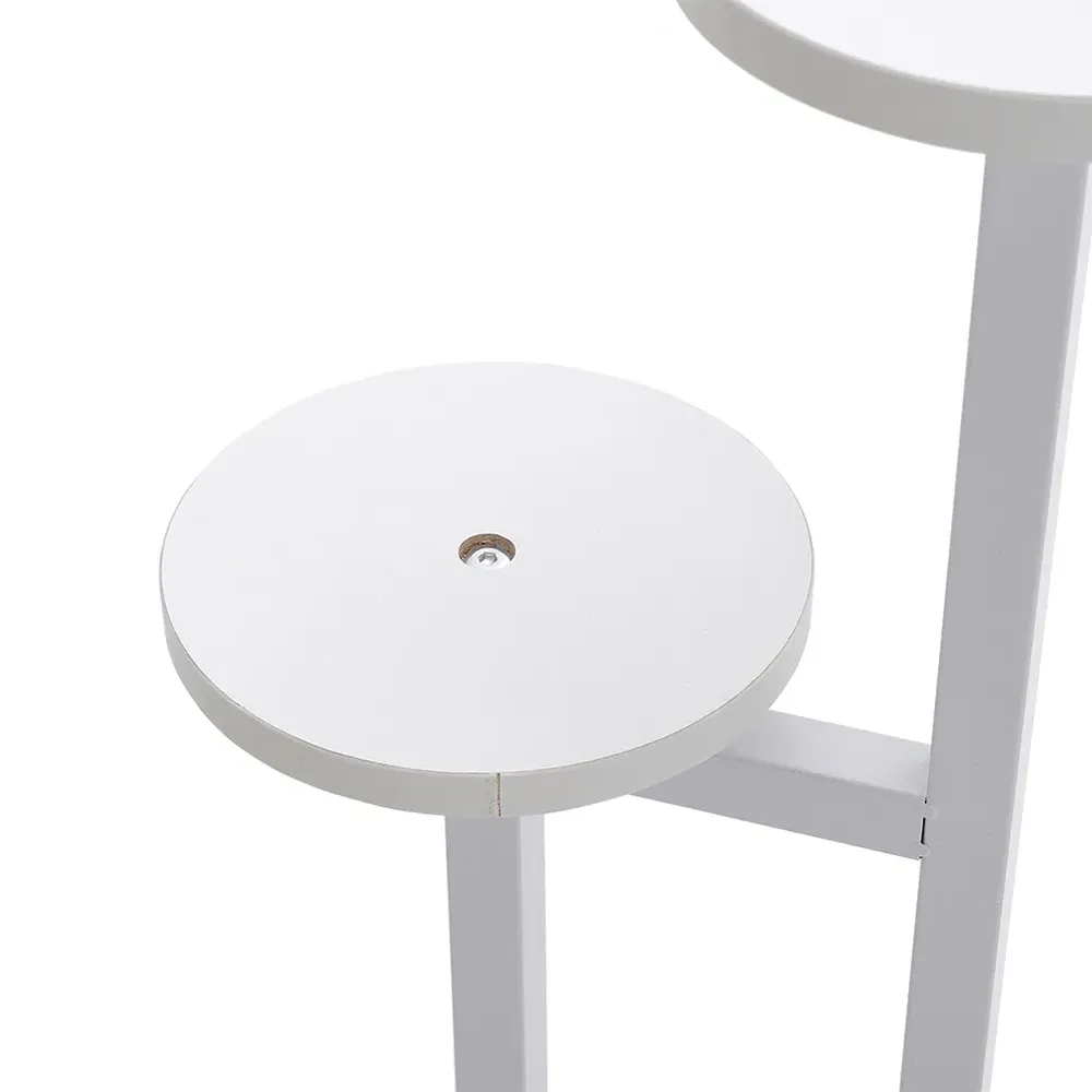 Tiered Plant Display Stand - White