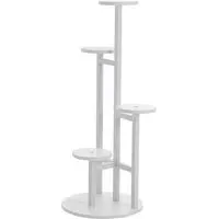 Tiered Plant Display Stand - White
