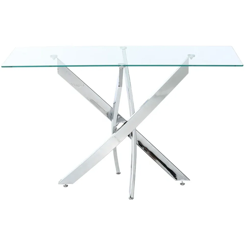 Transparent Glass Top Coffee End Table - Clear