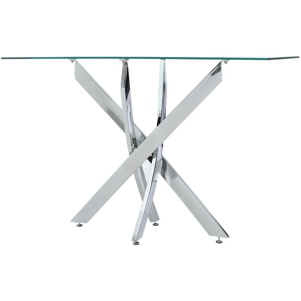 Transparent Glass Top Coffee End Table - Clear