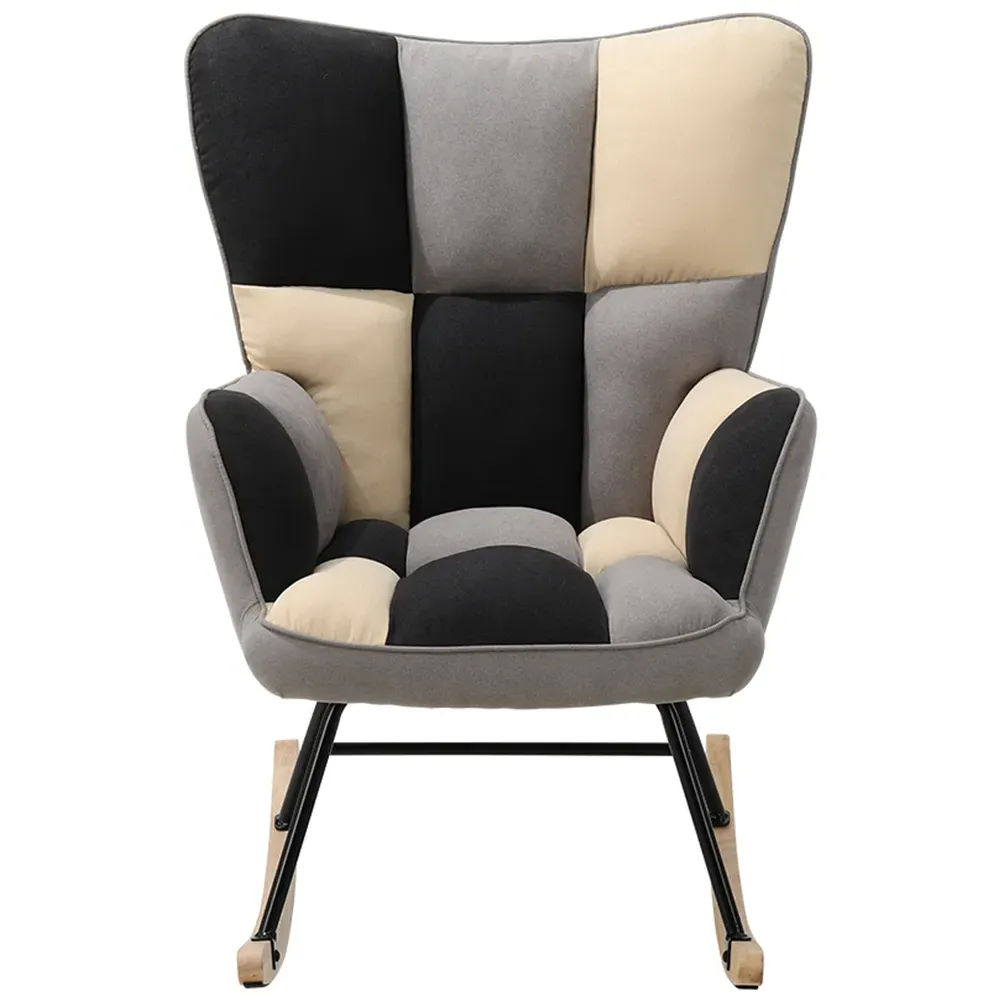 Tufted Rocking Chair - Linen