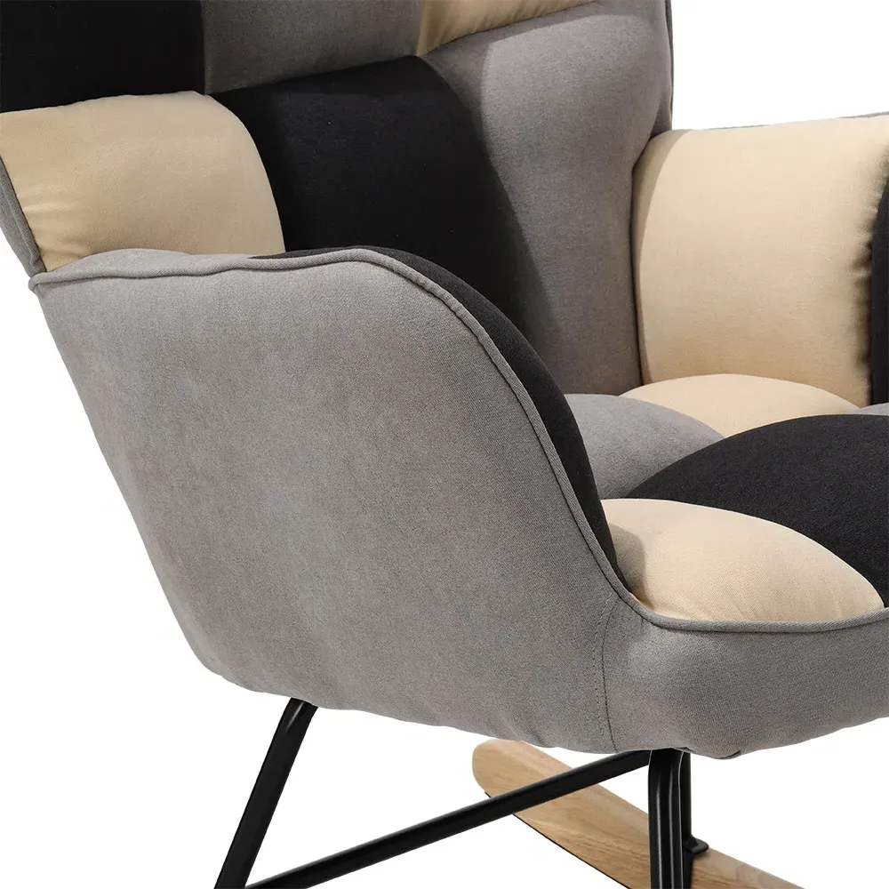 Tufted Rocking Chair - Linen