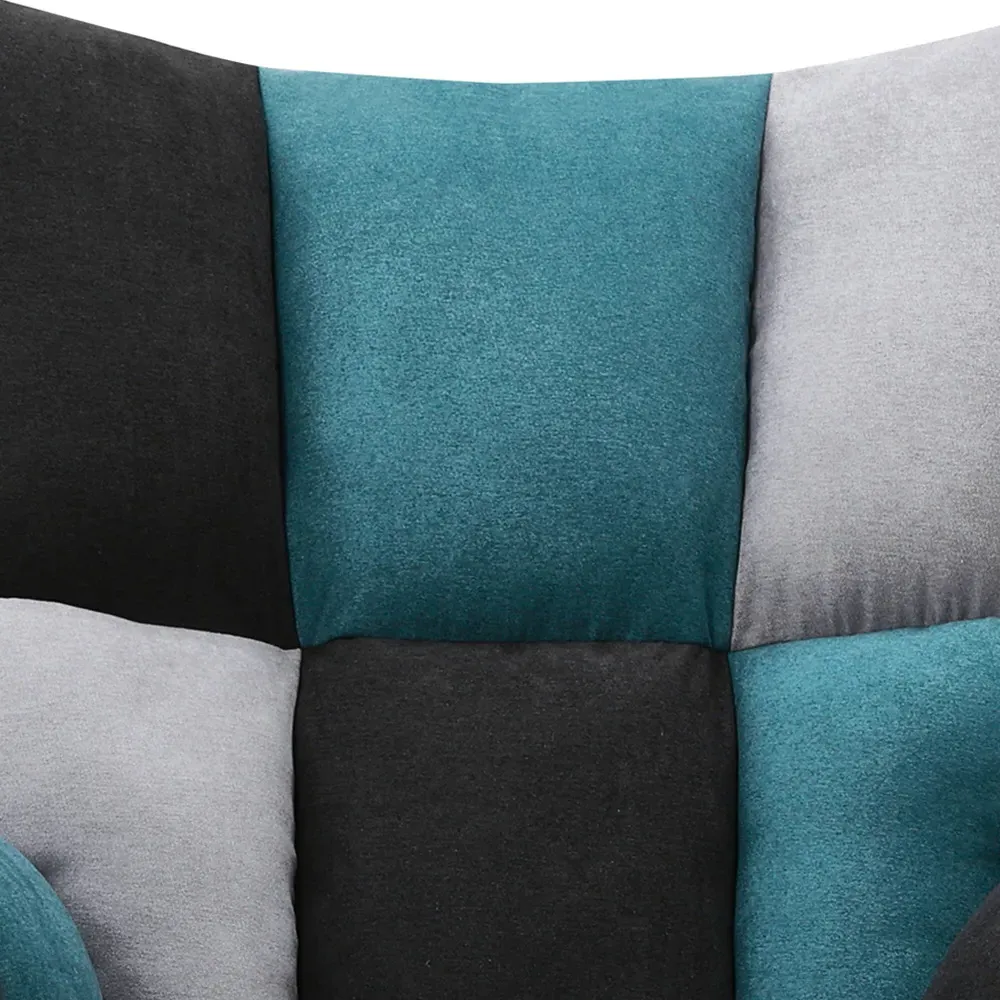 Tufted Upholstered Rocking Chair - Multi