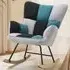 Tufted Upholstered Rocking Chair - Multi