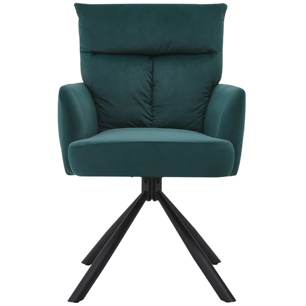 Upholstered Swivel Accent Chair - Green