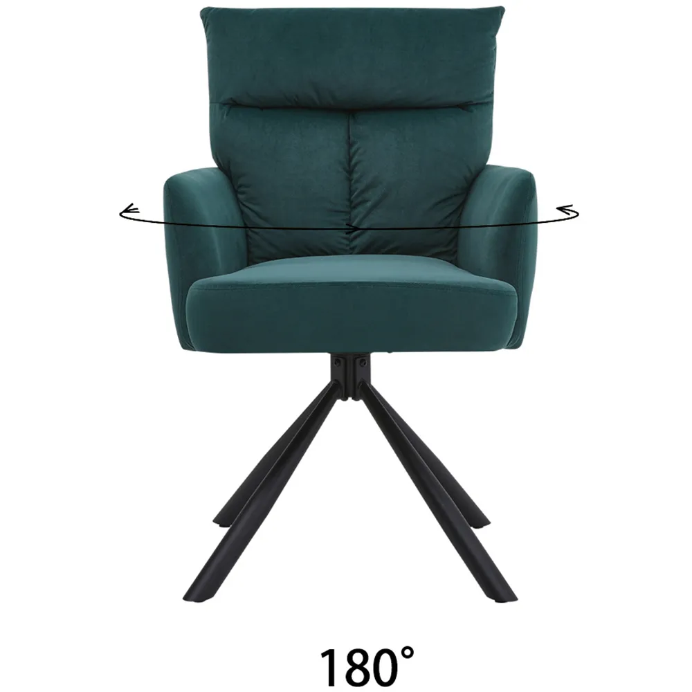 Upholstered Swivel Accent Chair - Green