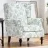 Vintage Upholstered Armchair - Cream, Velvet