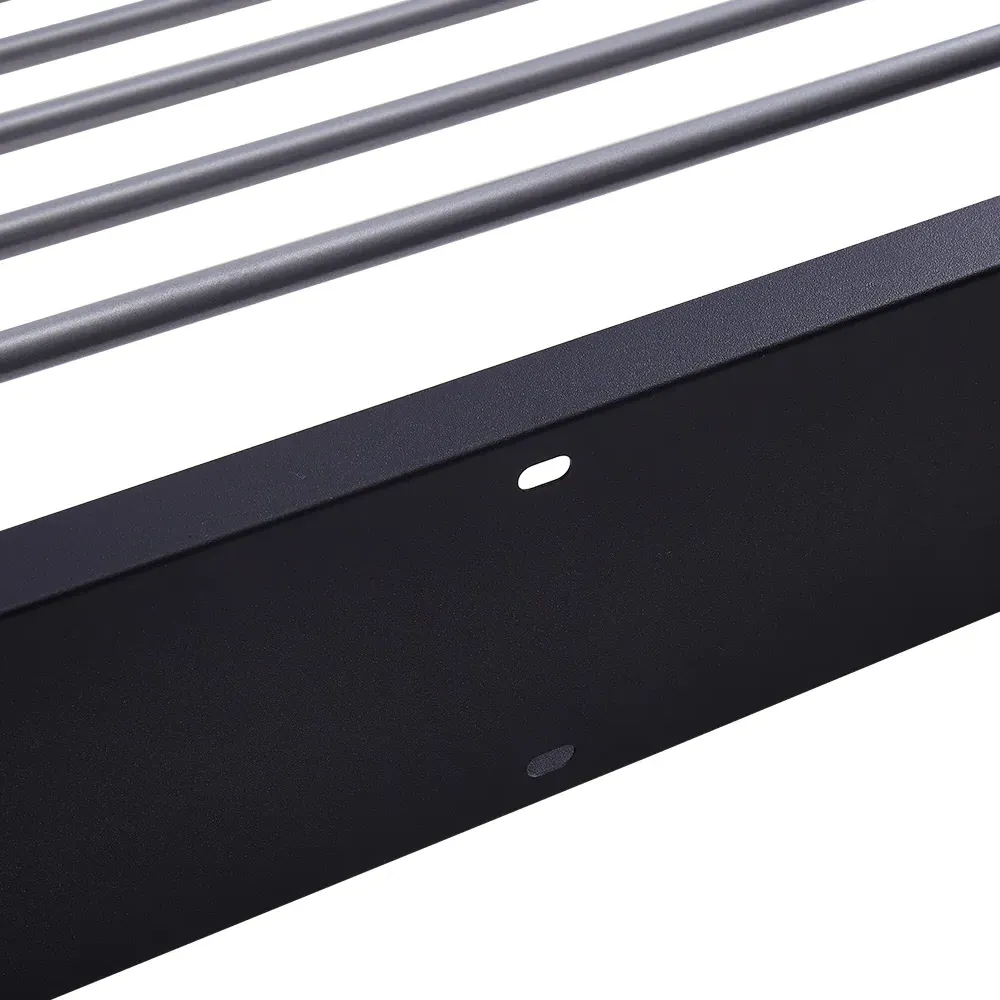 Wall Mounted Towel Drying Rack - Black