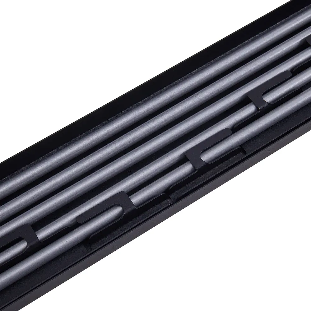 Wall Mounted Towel Drying Rack - Black