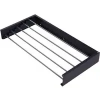 Wall Mounted Towel Drying Rack - Black