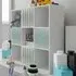 9 Compartment Cube Storage Unit - White