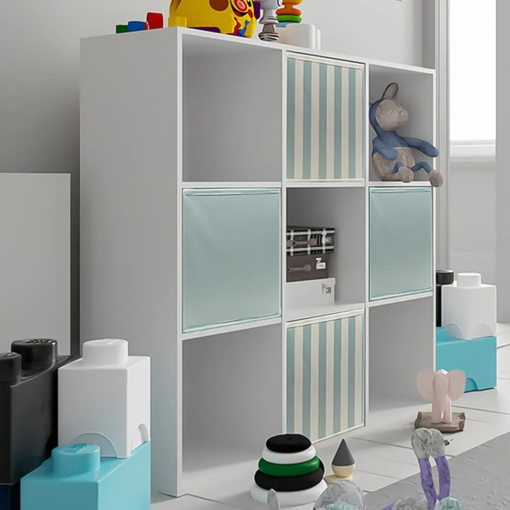 9 Compartment Cube Storage Unit - White image