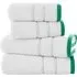 Delamere Zero Twist Bath Sheet - Green, Cotton