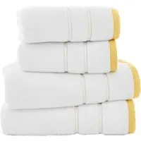 Delamere Zero Twist Bath Sheet - Yellow, Cotton