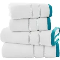Delamere Zero Twist Bath Towel - Blue, Cotton