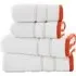 Delamere Zero Twist Bath Towel - Orange, Cotton