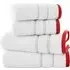 Delamere Zero Twist Bath Towel - Red, Cotton