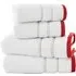 Delamere Zero Twist Hand Towel 2 Pack - Red, Cotton