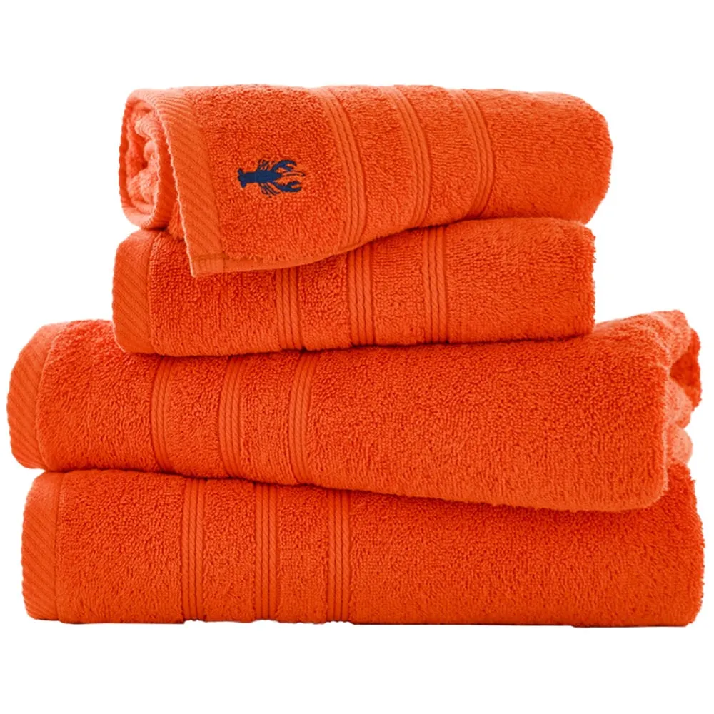 Kaleidoscope Bath Sheet - Orange, Combed Cotton image