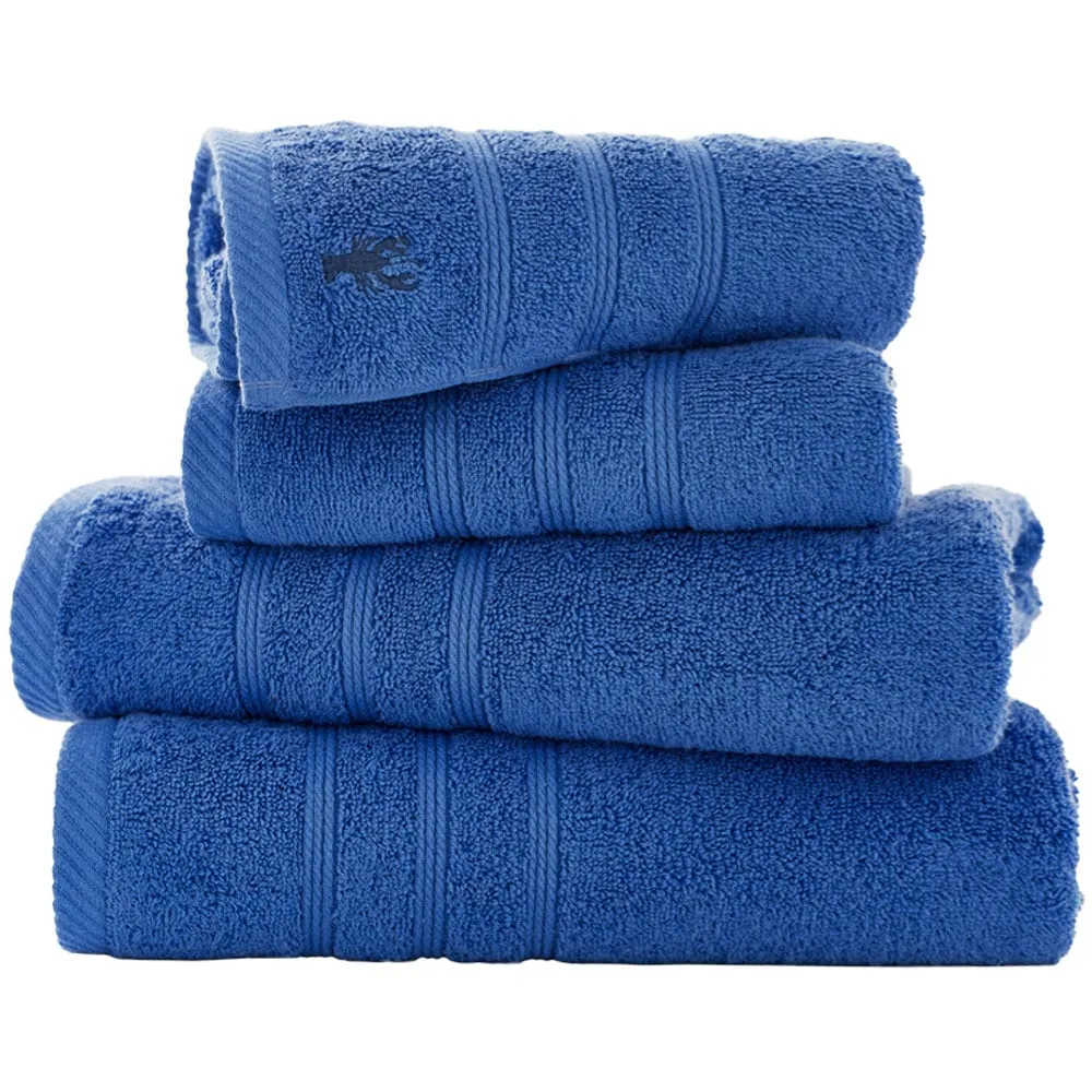 Kaleidoscope Bath Sheet - Royal, Combed Cotton