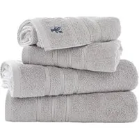 Kaleidoscope Bath Sheet - Silver, Combed Cotton