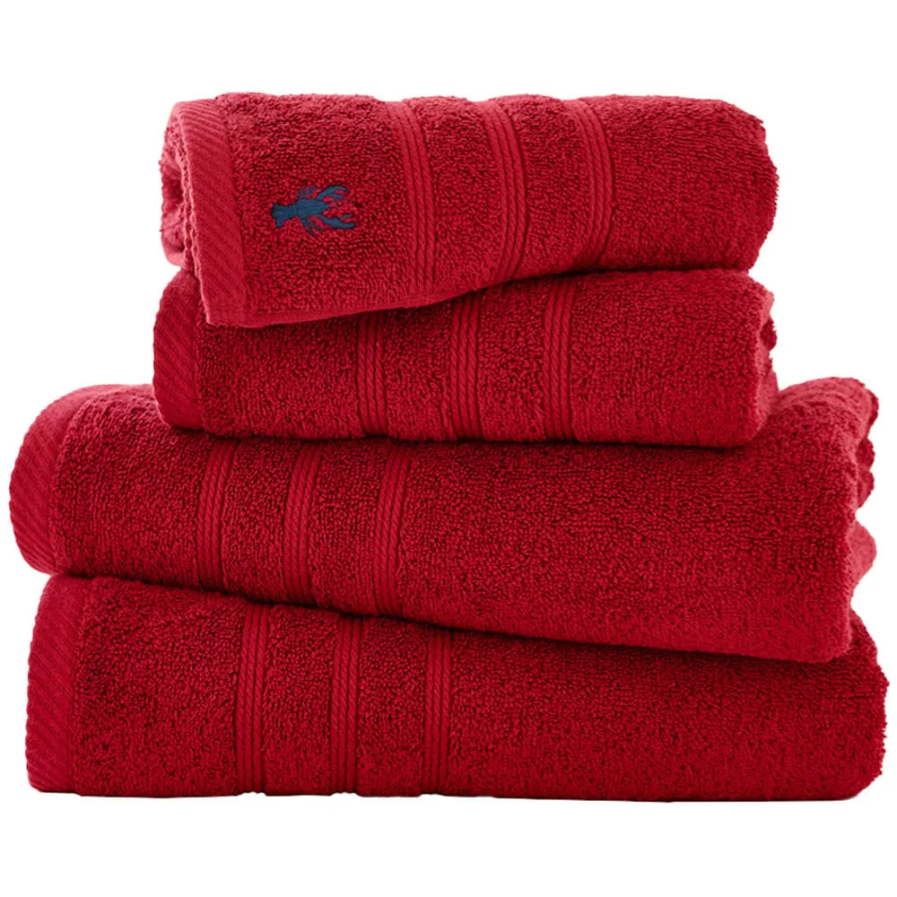 Kaleidoscope Bath Towel 2 Pack - Berry, Combed Cotton image