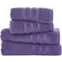 Kaleidoscope Bath Towel 2 Pack - Purple, Combed Cotton