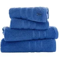 Kaleidoscope Hand Towel 2 Pack - Blue, Combed Cotton