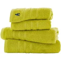 Kaleidoscope Hand Towel 2 Pack - Green, Combed Cotton