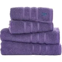 Kaleidoscope Hand Towel 2 Pack - Purple, Combed Cotton