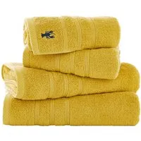 Kaleidoscope Hand Towel 2 Pack - Yellow, Combed Cotton