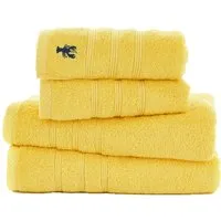 Kaleidoscope Hand Towel 2 Pack - Yellow, Combed Cotton
