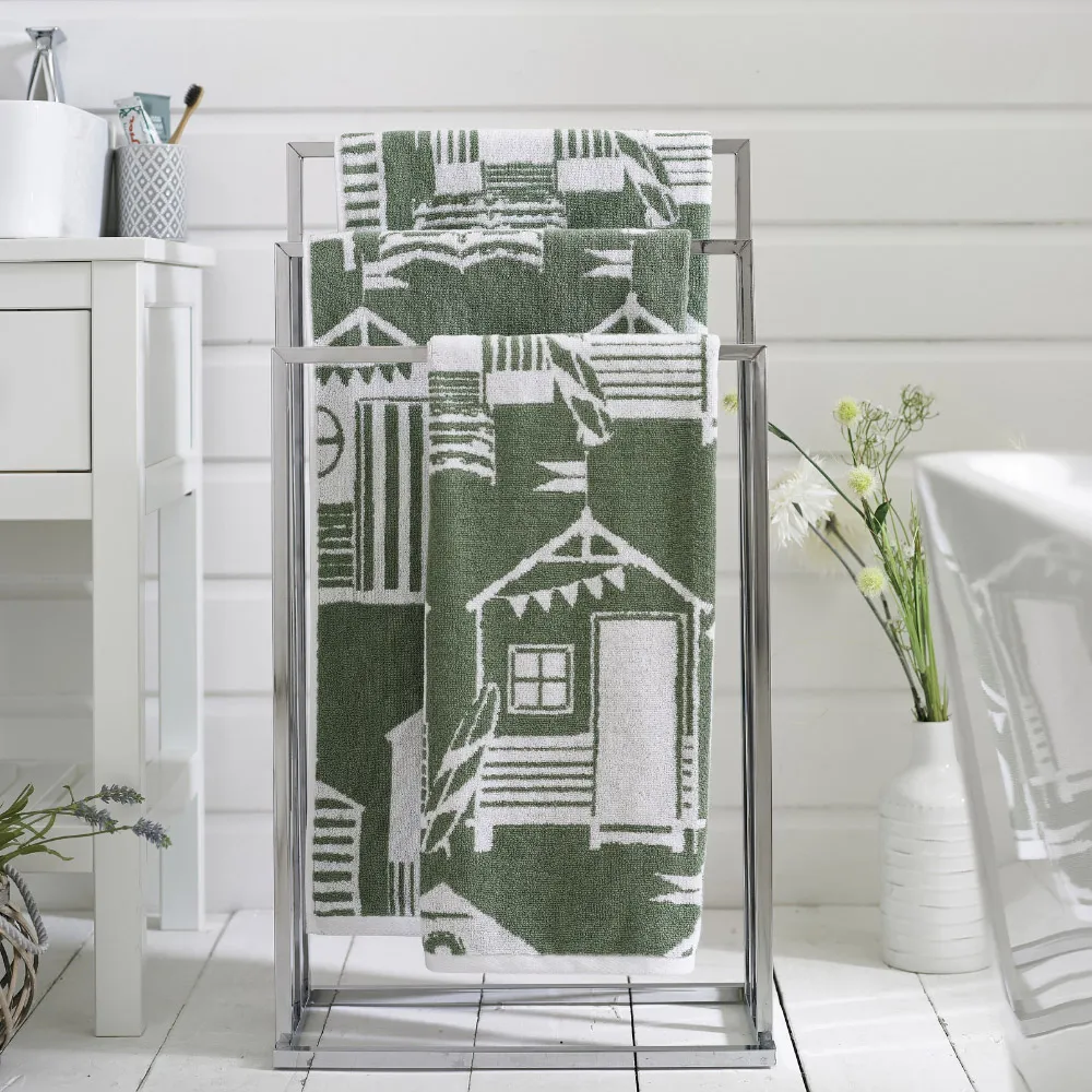 Kings Parade Bath Towel - Olive, Cotton