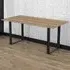 Antibes 6-Seater Dining Table - Black, Wood Effect
